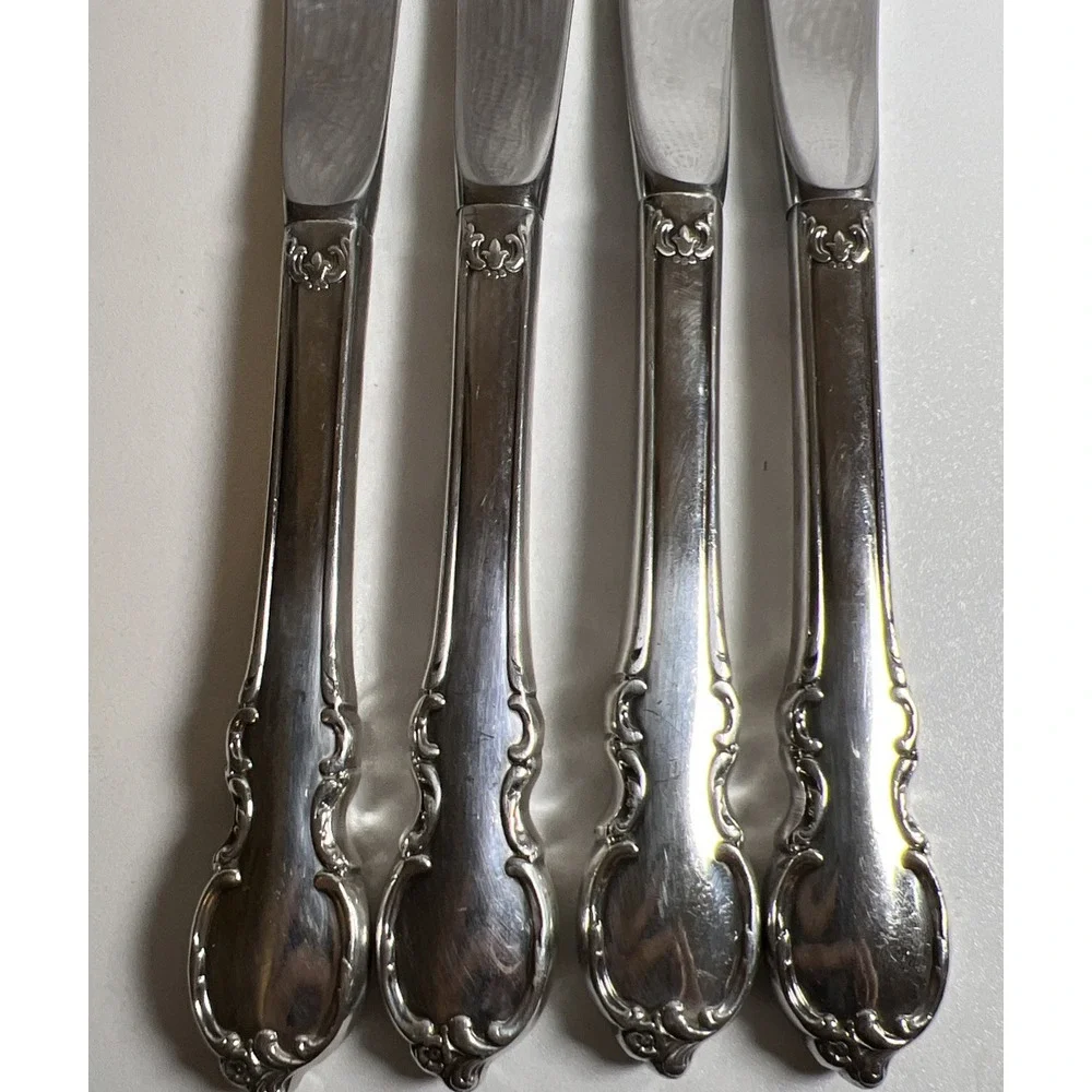 Rogers Bros 1847‎ DINNER KNIVE Silverware REFLECTION Excellent! Set Of 4